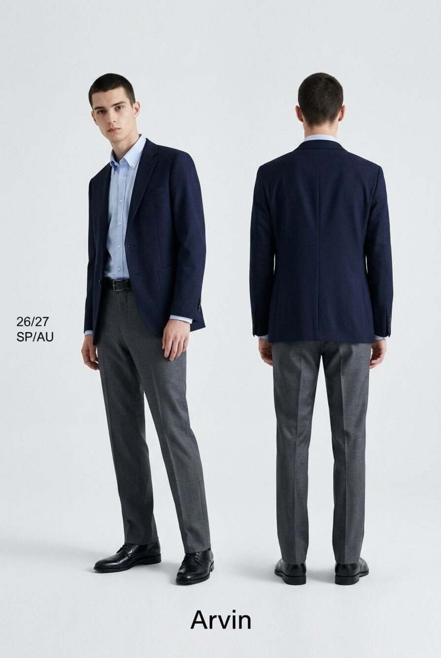 Perry Ellis America Men's Dress Trousers Grey Size 38x34 #851